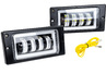 Светодиодные противотуманные фары Sal-Man 40W 3600lux 4 полосы с ДХО для ВАЗ 2110-2112, 2113-2115, Шевроле Нива до рестайлинга 2009 года