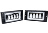 Светодиодные противотуманные фары Sal-Man 40W 3600lux 4 полосы с ДХО для ВАЗ 2110-2112, 2113-2115, Шевроле Нива до рестайлинга 2009 года