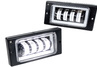 Светодиодные противотуманные фары Sal-Man 40W 3600lux 4 полосы с ДХО для ВАЗ 2110-2112, 2113-2115, Шевроле Нива до рестайлинга 2009 года