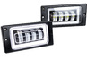 Светодиодные противотуманные фары Sal-Man 40W 3600lux 4 полосы с ДХО для ВАЗ 2110-2112, 2113-2115, Шевроле Нива до рестайлинга 2009 года