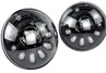 Светодиодные фары Sal-Man 90W 5800-7200lux, 7 дюймов с линзой, динамическим повторителем поворотника и ДХО для ВАЗ 2101, 2102, Лада 4х4, Нива Легенд
