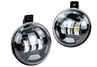 Диодные двухцветные ПТФ Sal-Man 50W 4600lux (бело-синий 6000К и желтый 3000К) в сборе со жгутом Cargen для Chevrolet Cruze 2009-2015 г.в.