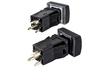 Кнопки обогрева сидений (2 шт) с зеленой подсветкой и оранжевой индикацией для Лада Приора, Гранта, Калина 2