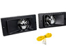 Диодные ПТФ Sal-Man 13000lux с линзой (ближний свет 60w и дальний 50w) для ВАЗ 2110-2112, 2113-2115, Шевроле Нива до рестайлинга 2009 года