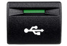 Пересвеченная кнопка USB с индикацией для Лада Приора, Калина 2, Гранта, Гранта FL, Нива Легенд