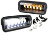 Светодиодные (LED) подфарники Sal-Man 3200-6200lux 11 полос (ДХО, бегущий поворотник, прожектор, дальний свет) для Лада 4х4, Нива Легенд
