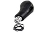 Ручка КПП черный лак с синей LED подсветкой и пыльником для Лада Гранта, Гранта FL, Калина 2, Датсун с тросовым приводом