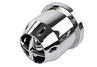 Универсальный конический фильтр нулевого сопротивления в хром корпусе для инжекторных Лада и иномарок
