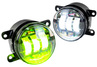 Диодные ПТФ Sal-Man Lime двухцветные (бело-синий 6000К и Лайм) 50W 4600lux для Лада Гранта FL, Веста, Веста NG, Икс Рей, Нива Урбан, Искра, Ларгус FL, Рено