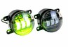 Диодные ПТФ Sal-Man Lime двухцветные (бело-синий 6000К и Лайм) 50W 4600lux для Лада Гранта FL, Веста, Веста NG, Икс Рей, Нива Урбан, Искра, Ларгус FL, Рено