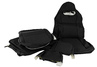 Обивка (не чехлы) сидений Recaro черная ткань (центр черная ткань 10мм) для ВАЗ 2110, Лада Приора седан