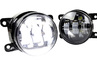 Диодные ПТФ Sal-Man 7 полос (ближний свет 60W и дальний 50W) 5800-5000lux для Лада Гранта FL, Веста, Веста NG, Икс Рей, Ларгус FL, Нива Урбан, Искра, Рено