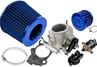 Комплект системы впуска MR нулевого сопротивления Синий (воздушный фильтр, фильтр картерных газов, дроссельная заслонка 52мм, прокладка, датчик положения заслонки, РХХ) для ВАЗ 2101-2107, 2108-21099, 2110-2112, 2113-2115, Лада Приора, Калина, Гранта