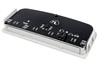 Передний светлый диодный плафон подсветки салона в стиле Весты с малым разъемом и серой рамкой для Лада Калина, Калина 2, Гранта, Гранта FL, Датсун