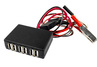 3-х канальное USB зарядное устройство с зажимами (крокодил)