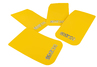 Универсальные большие брызговики SPARCO желтые