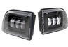 Двухцветные диодные ПТФ sal-man 50W 4600lux (бело-синий 6000К и желтый 3000К) для Шевроле Лачетти 2004-2013 г.в. седан, универсал