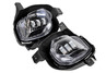 Диодные двухцветные ПТФ Sal-Man 50W 4600lux 3 линзы (бело-синий 6000К и желтый 3000К) для Hyundai Solaris 2 с 2020 г.в. (рестайлинг)