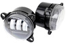Диодные двухцветные ПТФ Sal-Man 50W 4600lux 3 линзы (бело-синий 6000К и желтый 3000К) для Volkswagen, Skoda