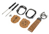 Пульт центрального замка Норма с чипом и алюминиевым чехлом (коричневый с текстурой кожи) для Лада Приора, Калина, Калина 2, Гранта, Гранта FL до 2019 г.в. и с 2023 г.в., Датсун