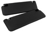 Козырьки солнцезащитные без зеркала в экокоже с черной строчкой для Лада 4х4 с 2020 г. в., Нива Легенд