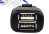 USB зарядное ШТАТ на 2 слота для ВАЗ 2108-21099, 2110-2112 с европанелью, 2113-2115, Лада Калина, Нива Тревел, Шевроле Нива