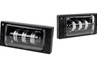 Светодиодные ПТФ Sal-Man 29W 4600lux 3 полосы двухцветные (бело-синий 6000К и желтый 3000К) для ВАЗ 2110-2112, 2113-2115, Шевроле Нива до рестайлинга 2009 года
