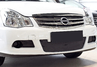 Зимняя заглушка решетки переднего бампера Русская Артель для Nissan Almera 2014-2018 г.в.