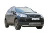Защита переднего бампера ТехноСфера стальная Труба двойная d63,5 для Chevrolet Captiva 2006-2011 г.в.